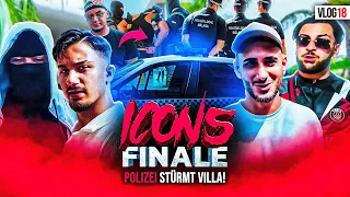 SCHLÄGEREI MIT VILLA BESITZER 😱 POLIZEI STÜRMT ICON 5 VILLA & WIRFT UNS RAUS❗️ICON 5 FINALE VLOG 18