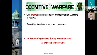 Newport Lecture Series: "Artificial Intelligence & Cognitive Warfare" with Yvonne Masakowski