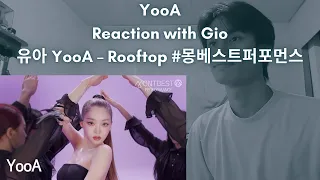 YooA (OH MY GIRL) Reaction with Gio 유아 YooA – Rooftop #몽베스트퍼포먼스