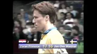 Zoran Primorac Vs Jan Ove Waldner 1992 Table Tennis