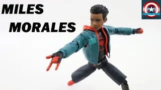 Marvel Legends Spider-Man Into The Spider-Verse Miles Morales (Stilt-Man BAF Wave) Review!