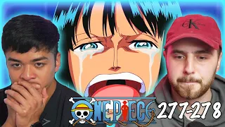 ROBINS BACKSTORY BROKE US... ("I WANT TO LIVE!") - One Piece Episode 277 & 278 REACTION + REVIEW!