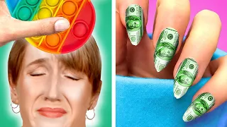 Rich Unpopular Vs Broke Popular Girl | Funny Situations & School Pranks by Crafty Panda School