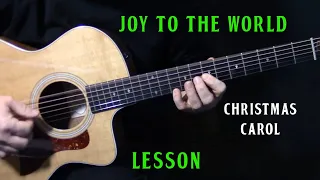 how to play "Joy To the World" on guitar inspired by Bruce Cockburn | Christmas carols