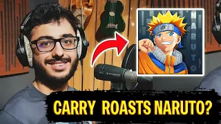 CarryMinati ROASTS Anime - Naruto Hindi DUB | Anime Memes Crossover #10