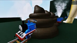 THOMAS AND FRIENDS Crashes Surprises - Thomas Funny Falls into the Poop (Thomas the Train)