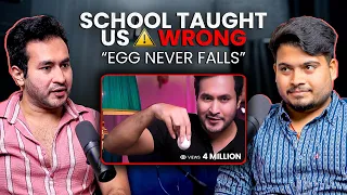 Biggest Misconception about Gravity | Why Egg Never Falls? Ft @GetSetFly | The AntarikshTV Show Ep1