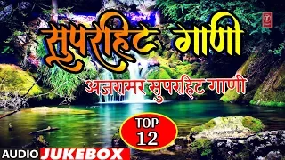 गाजलेली लोकप्रिय चित्रपट गीते | TOP 12 MARATHI CHITRAPATATIL LOKPRIYA GEETE I SADABAHAR GAANI