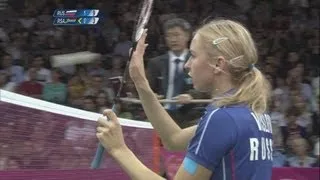 Badminton Women's Doubles Quarterfinals - Russia v South Africa Full Replay - London 2012 Olympics