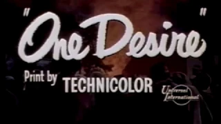 One Desire (1955) Trailer    Anne Baxter, Rock Hudson, Julie Adams