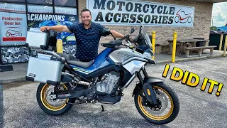 I Bought A New Cheap China Flagship Bike & Rode It For 100 Miles Home - CFMOTO Ibex 800T!