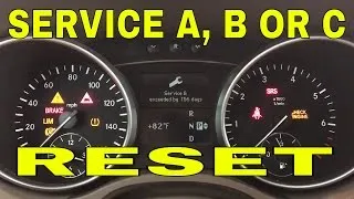⚡️How to reset service on Mercedes ML GL 2007, 2008, 2009, 2010, 2011, 2012