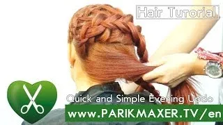 Quick and Simple Evening Updo parikmaxer tv english version