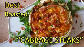 BEST ROASTED CABBAGE STEAKS + OVEN ROASTED + SIMPLE + FAST AND DELICIOUS #Roasting Vegetables