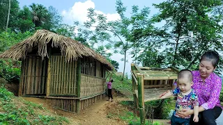 Complete Window & Bamboo Bowl Shelf - Daily Life of a 18 Year Old Single Mother | Tieu Mai Linh