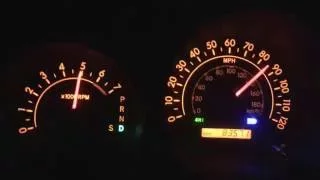 Toyota Sequoia Acceleration 5.7L 0-115 (top speed)