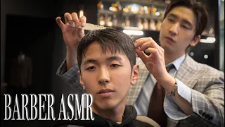 ASMR BARBER💈- Men's short hair! Drop cut and styling tip l남자 짧은머리! 드롭컷 커트방법과 스타일링 꿀팁, 바버샵ASMR