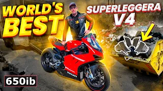 I TEST RODE HIS BUTCHERED $100,000 Ducati Superleggera V4 OVER 200MPH!