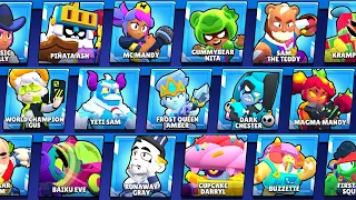 ALL 396 SKINS IN BRAWL STARS