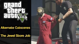 GTA 5 The Jewel Store Job Alternate Cutscenes (Loud & Smart approach)