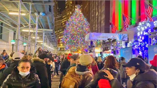 New York Stock Exchange Christmas Tree Lighting 2021🎄