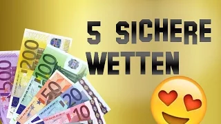 WETTEN die Du IMMER GEWINNST!!! // sichere Wetten // MARV