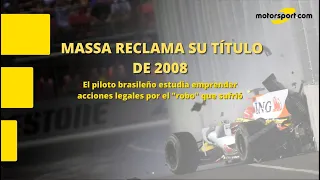 MASSA estudia DENUNCIAR el TÍTULO 2008 de HAMILTON y la victoria de ALONSO en Singapur