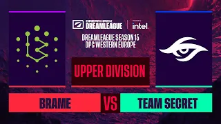 Dota2 - Team Secret vs. Brame - Game 2 - DreamLeague S15 DPC WEU - Upper Division
