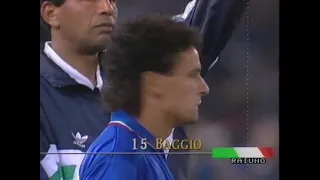 1990 ITALIA-ARGENTINA    ENTRA BAGGIO