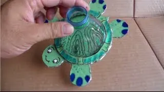 Faire une superbe tortue  en recyclage