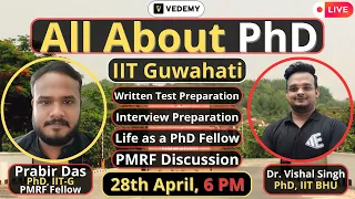 All About PhD | Exclusive Interview | Prabir Das | PhD IIT-G | Written & Interview Preparation |