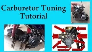 How to tune a carburetor in a GY6 chinese scooter 150 or 50 cc