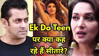 Bollywood Reacts on Jacqueline's Ek Do Teen Negative Remarks -Salman Khan, Madhuri Dixit, Saroj Khan