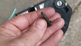 how to Fix Ford Fiesta 2012 Door won't latch, recall problem, $1.50 spring!!!!