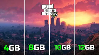 GTA 5: 4GB vs 8GB vs 10GB vs 12GB RAM (Benchmarks)