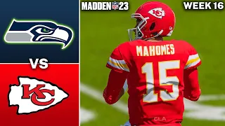 Seahawks vs. Chiefs Week 16 Simulation | Madden 23 Gameplay PS5