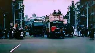 [60 FPS] London in 1926 / Britain in the 1920's (sound added)