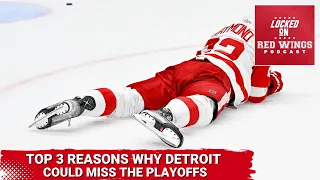 Top 3 Reasons Why the Detroit Red Wings Could MISS the Playoffs in the 2023-24 Season