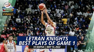 Letran Knights | Best Plays of Game 1 of the NCAA Season 97 Finals | May 15, 2022