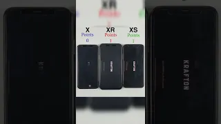 iPhone X vs iPhone XR vs iPhone XS Pubg Test💥 Which one is faster??#shorts #pubgmobile #pubgtest