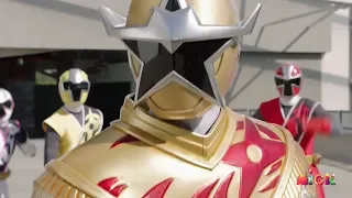 Super Ninja Steel - Gold Ranger vs Tynamon | E17 Happy to Be Me | Power Rangers Official