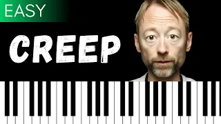 Radiohead - Creep | Beginner | Visualized Piano Tutorial