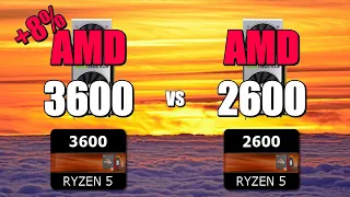 3600 vs 2600 - 2060S. CSGO, Fortnite, PUBG, GTAV, Overwatch.