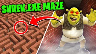 Stuck in a MAZE with SHREK.EXE! - Multiplayer Garry's Mod Gameplay