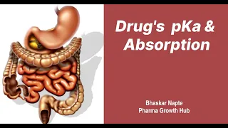 Drug's pKa and its absorption