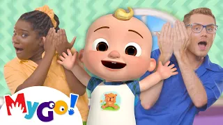 Peekaboo 🫣 + MORE! | Baby Sign with Cocomelon | Learn ASL for Kids | MyGo! Sign Language