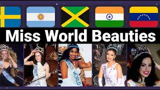 List of Miss World Titleholders 1921-2023 - Comparison