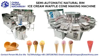 Natural Rim Ice Cream Cone Making Machine| Ice Cream Cone Making Machine|Ice Cream Processing