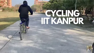 Morning Ride through IIT Kanpur: Cycling from Hall X to the Department