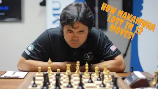 Hikaru Nakamura loses in 12 moves!  (Vienna variation)